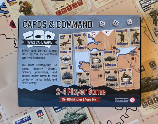 Cards & Command – The Western Front - WW2 Strategy Card Game
